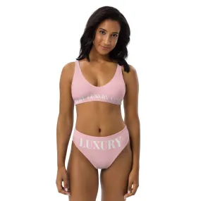 Black Mogul high-waisted bikini