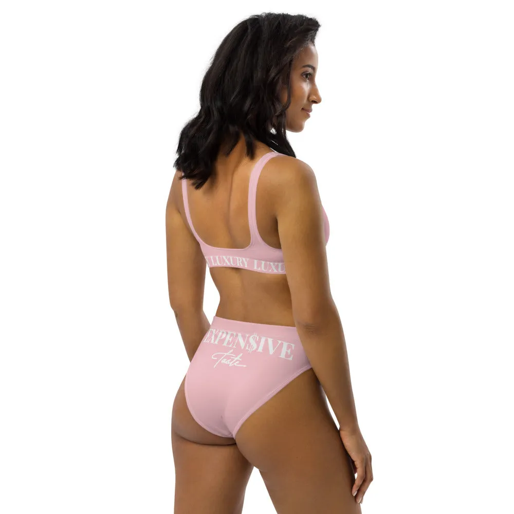 Black Mogul high-waisted bikini
