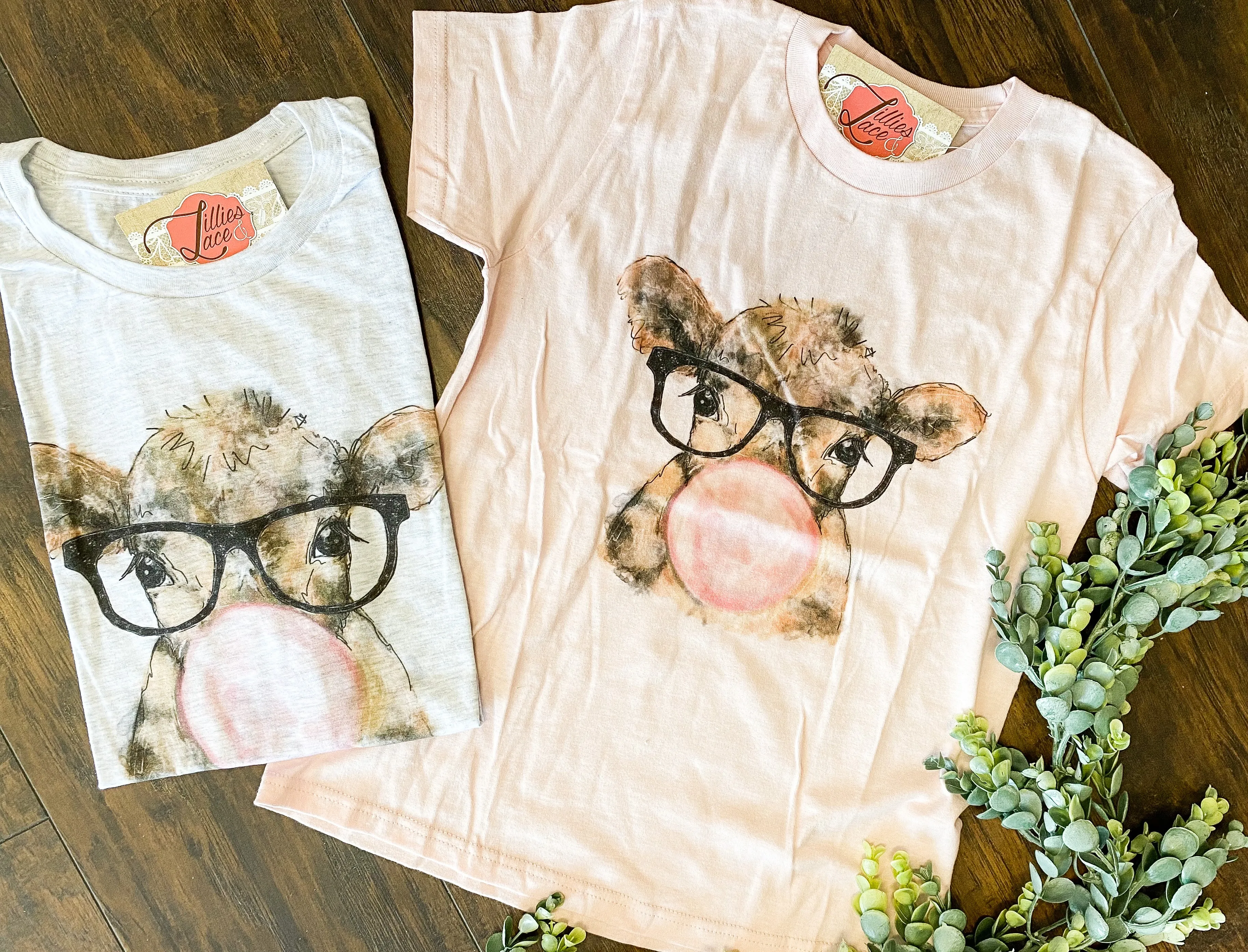 Kids Nerd Cow Tee