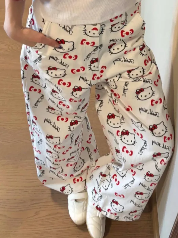 Kitty High-Waisted White Jeans