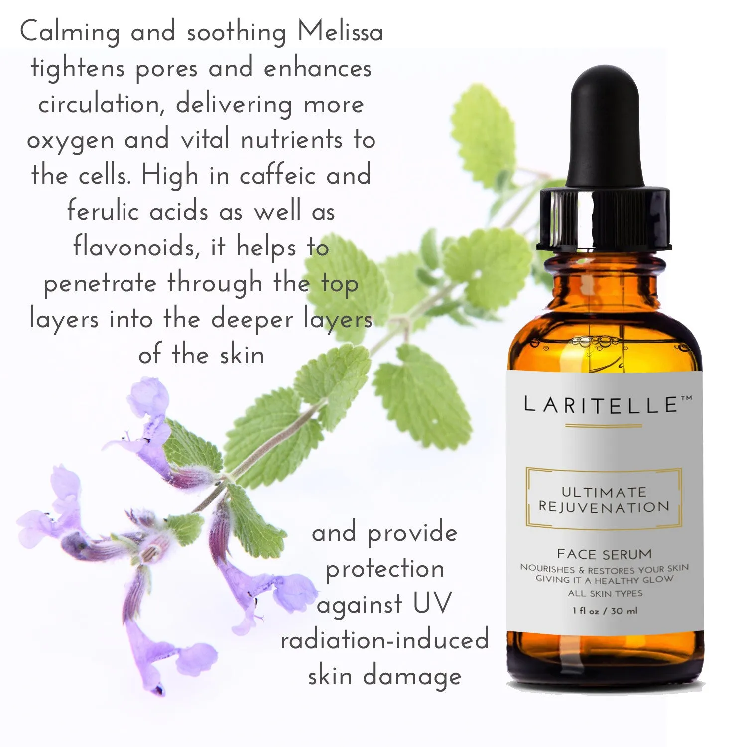 Laritelle Organic Rejuvenating Face Serum 1 oz