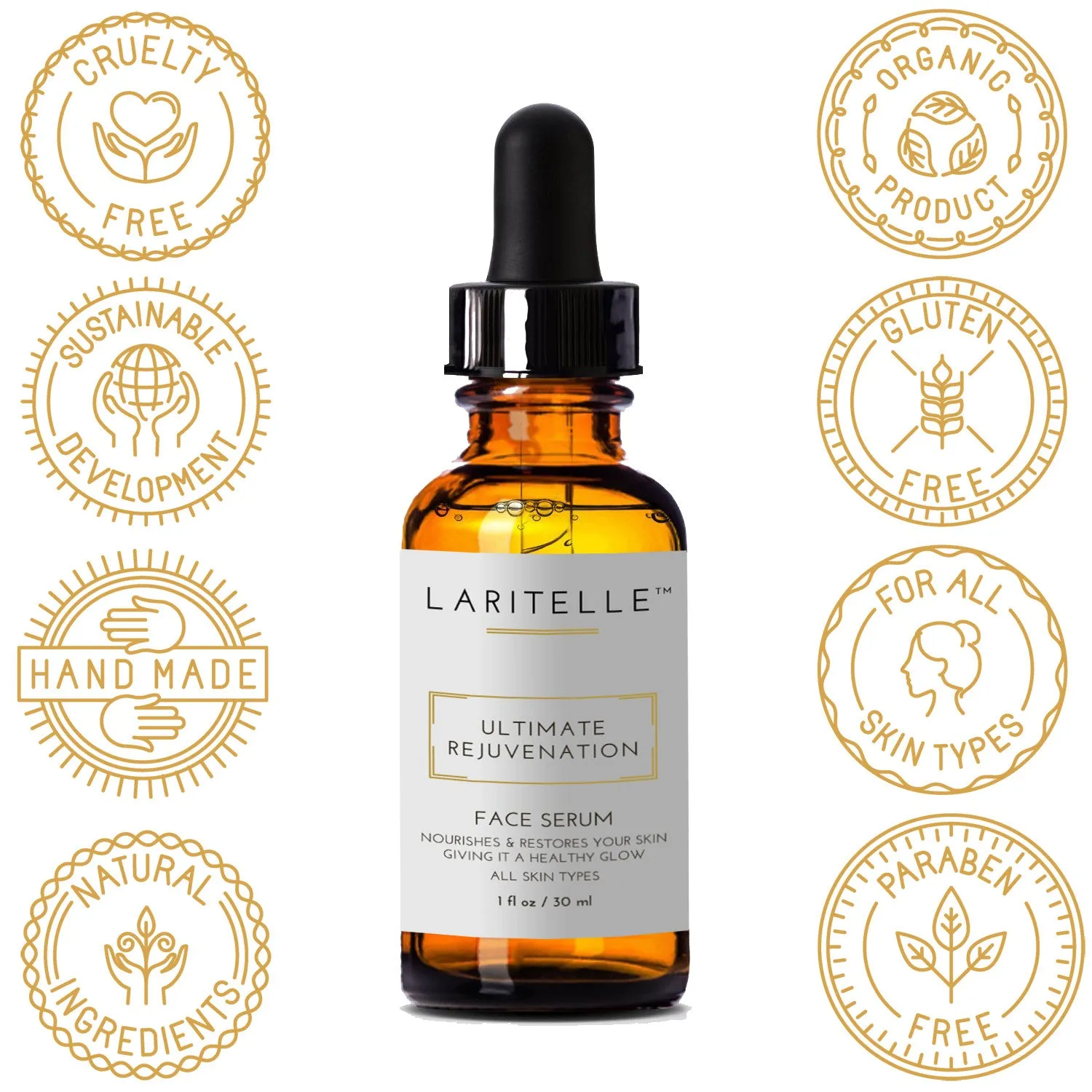 Laritelle Organic Rejuvenating Face Serum 1 oz