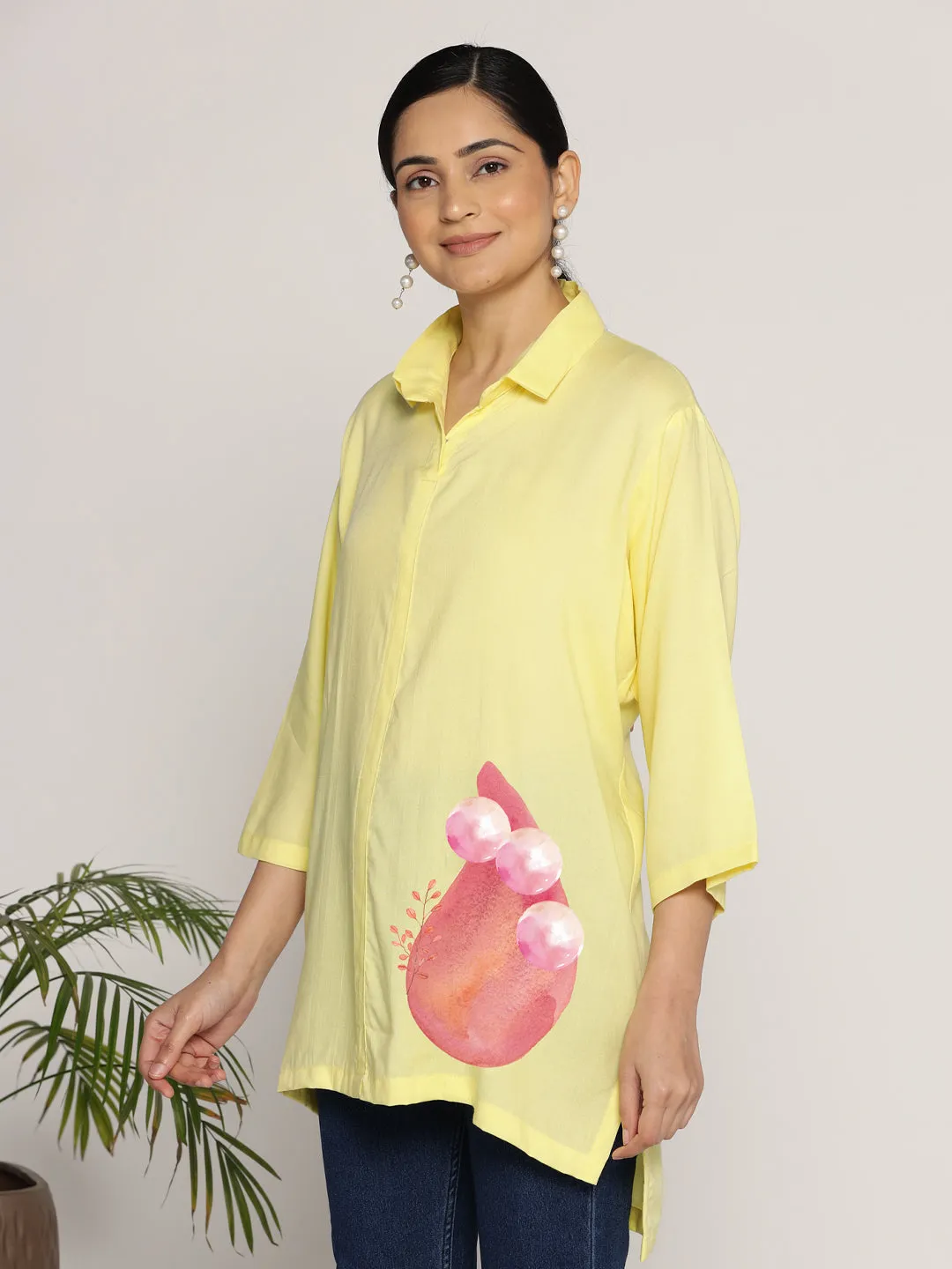 Lemon Rayon ShirtTop - Vivifiant