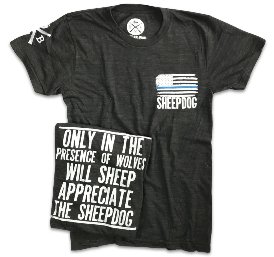 Men's Sheepdog Lives Matter T-Shirt (Heather Black)