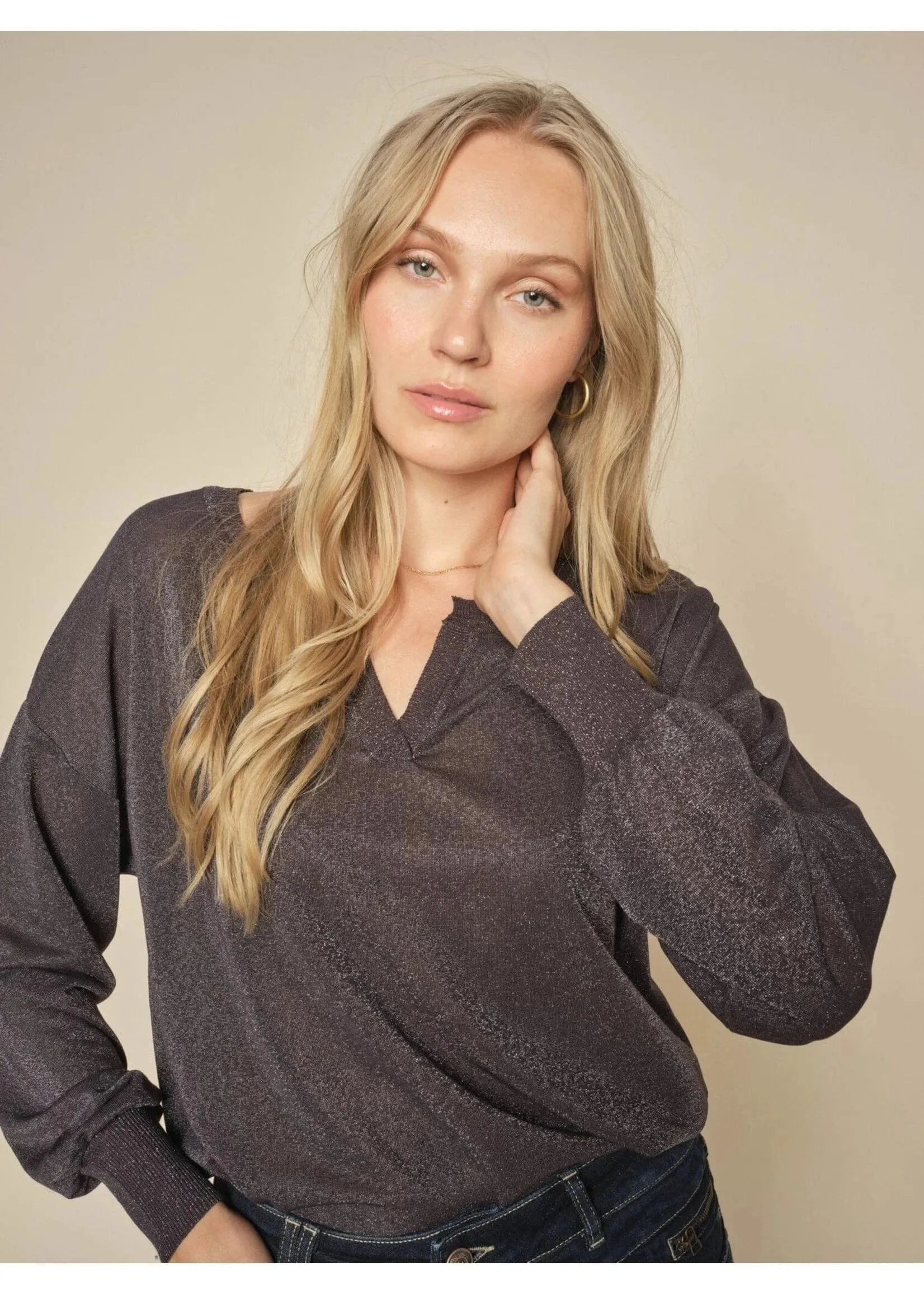 Mos Mosh Kilana L/S Blouse Phantom