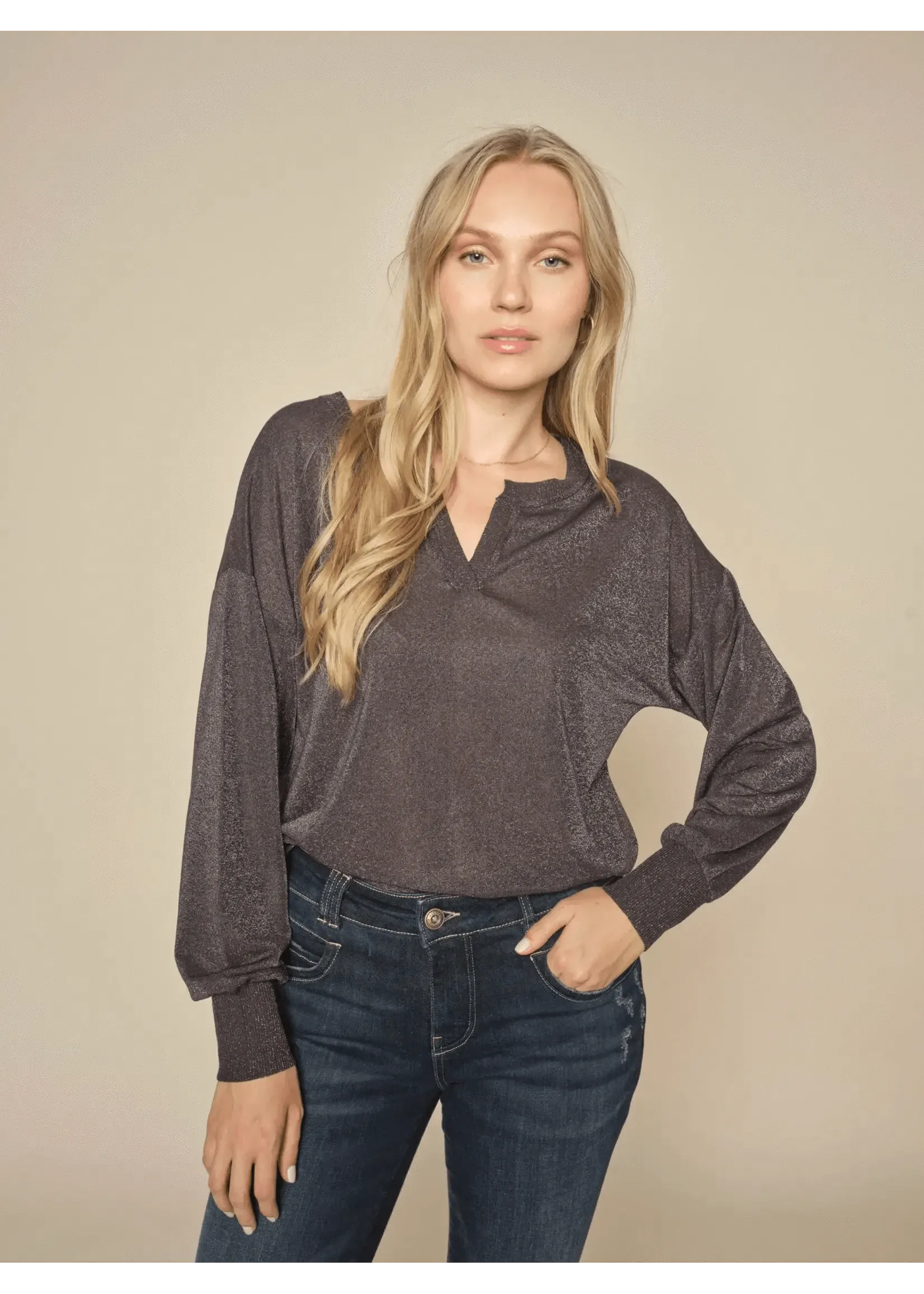 Mos Mosh Kilana L/S Blouse Phantom