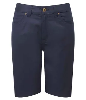 Premier Ladies Performance Chino Shorts | Navy