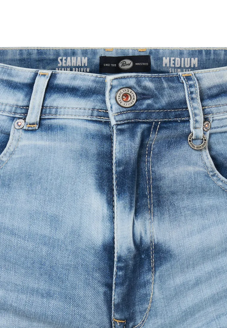 Seaham Slim Fit Denim Shorts Summersway