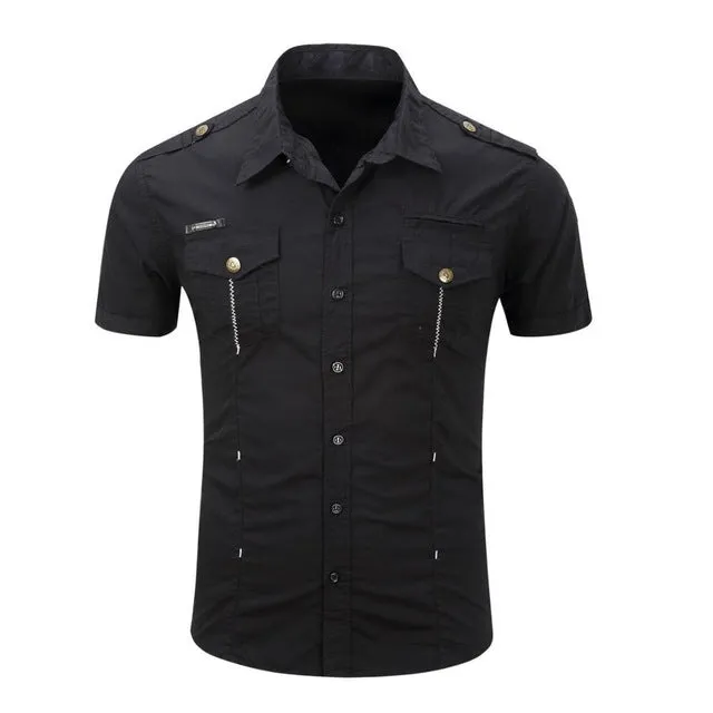 Short Sleeve Shirts Military Cargo