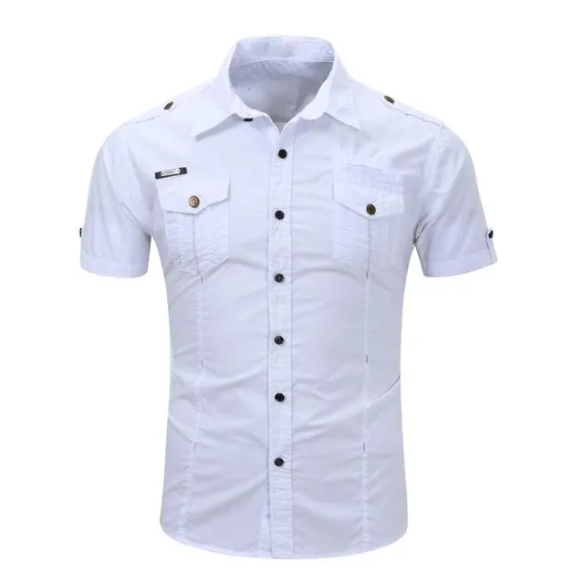 Short Sleeve Shirts Military Cargo
