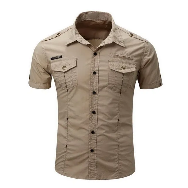 Short Sleeve Shirts Military Cargo
