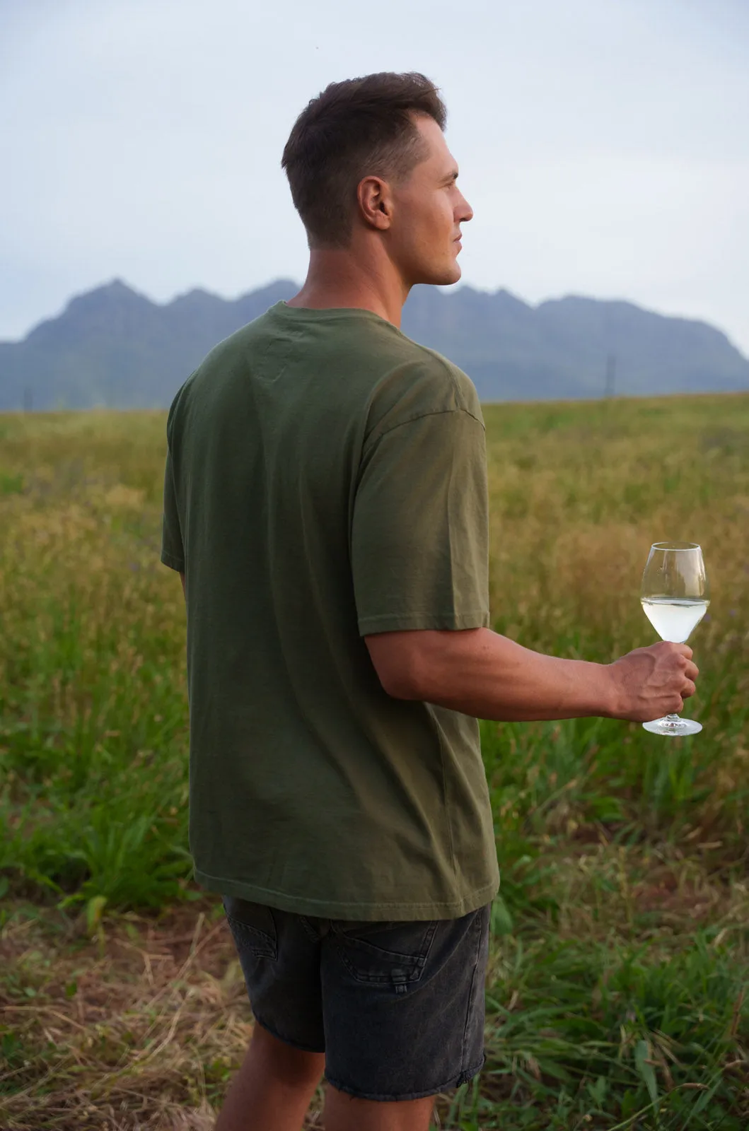 Signature Tee in Pine