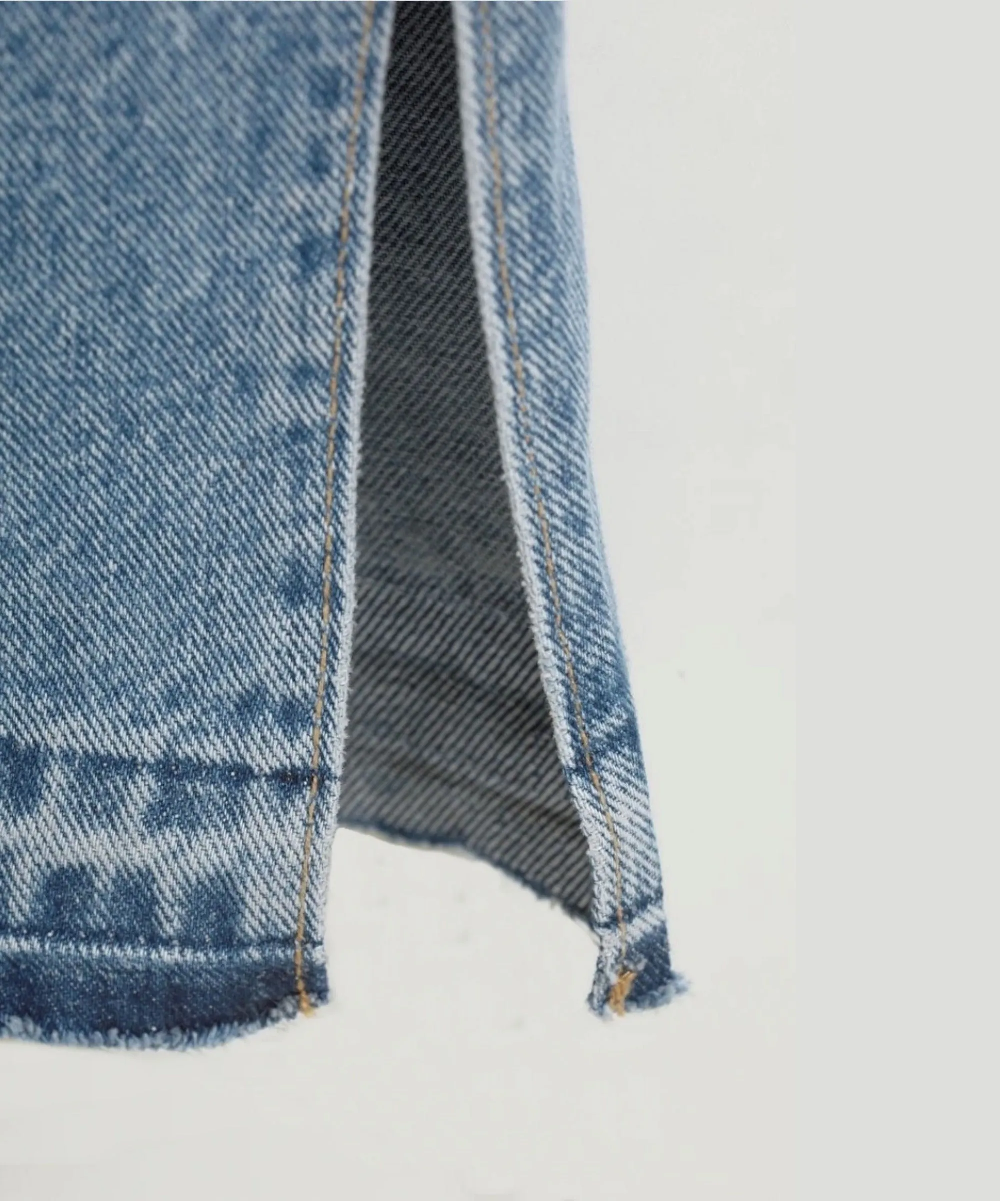 Split Blue Jeans