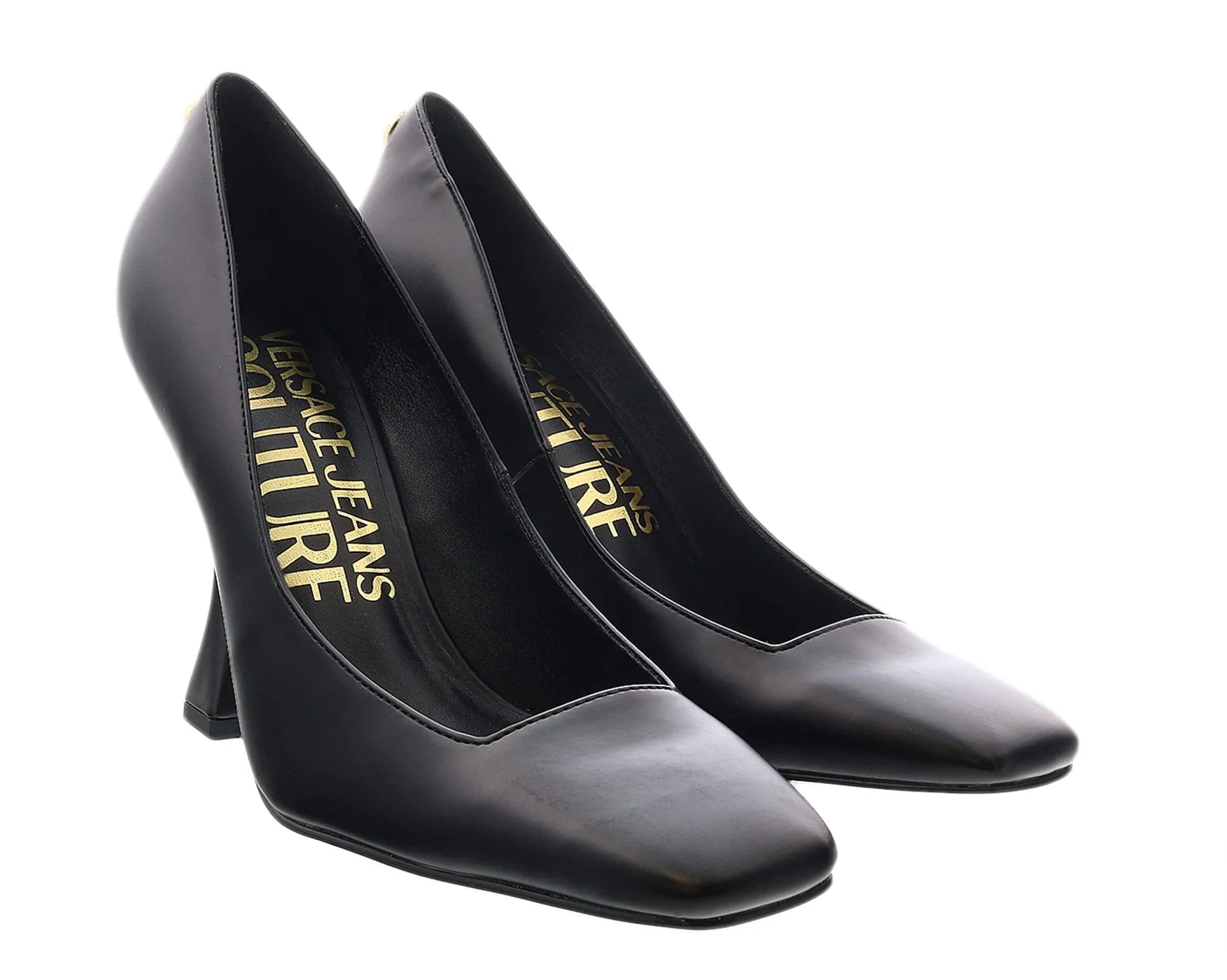 Versace Jeans Couture Black High Heel Classic Pump-