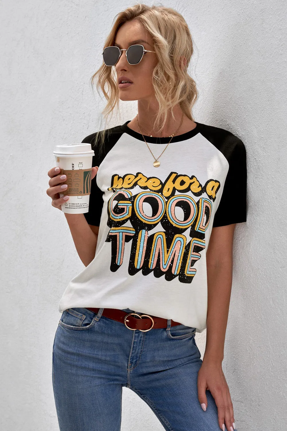 Yocwear HERE FOR A GOOD TIME Statement Shirt