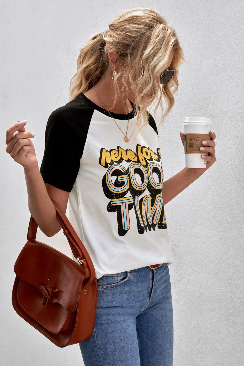 Yocwear HERE FOR A GOOD TIME Statement Shirt