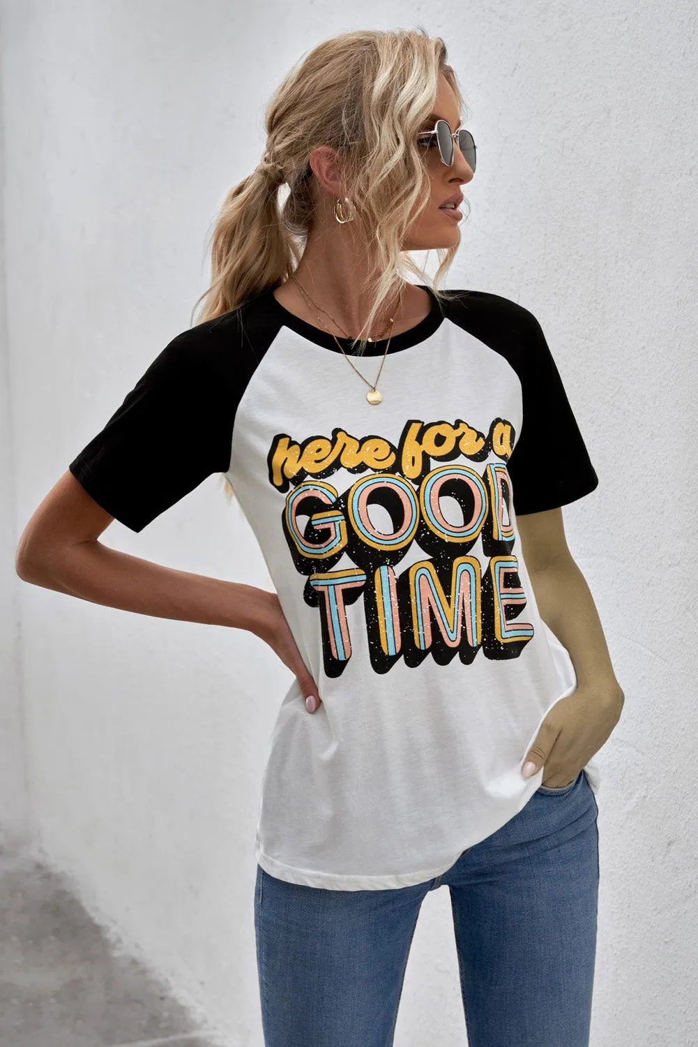 Yocwear HERE FOR A GOOD TIME Statement Shirt